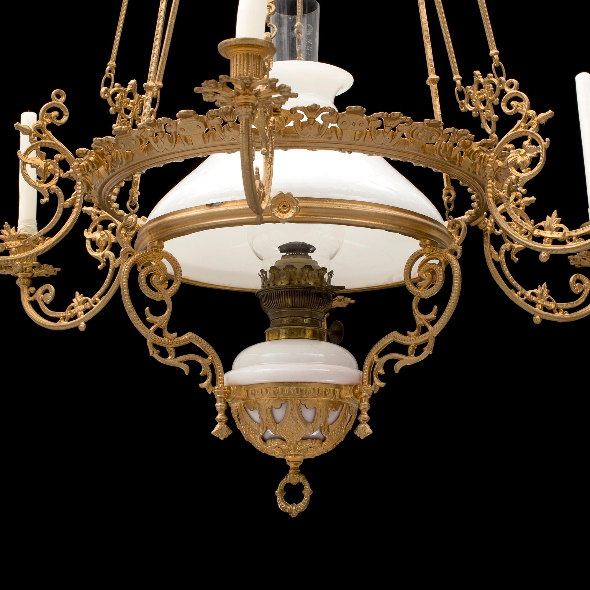 A late 19th century chandelier.