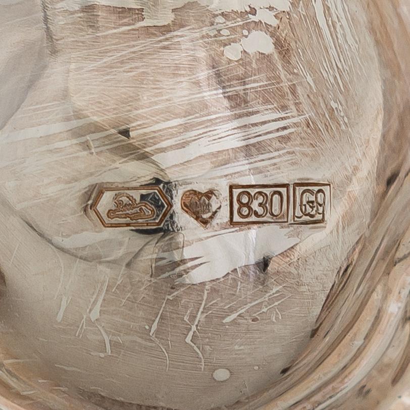 A pair of silver baroque style candelabra, Kultakeskus, Hämeenlinna 2007-2008.