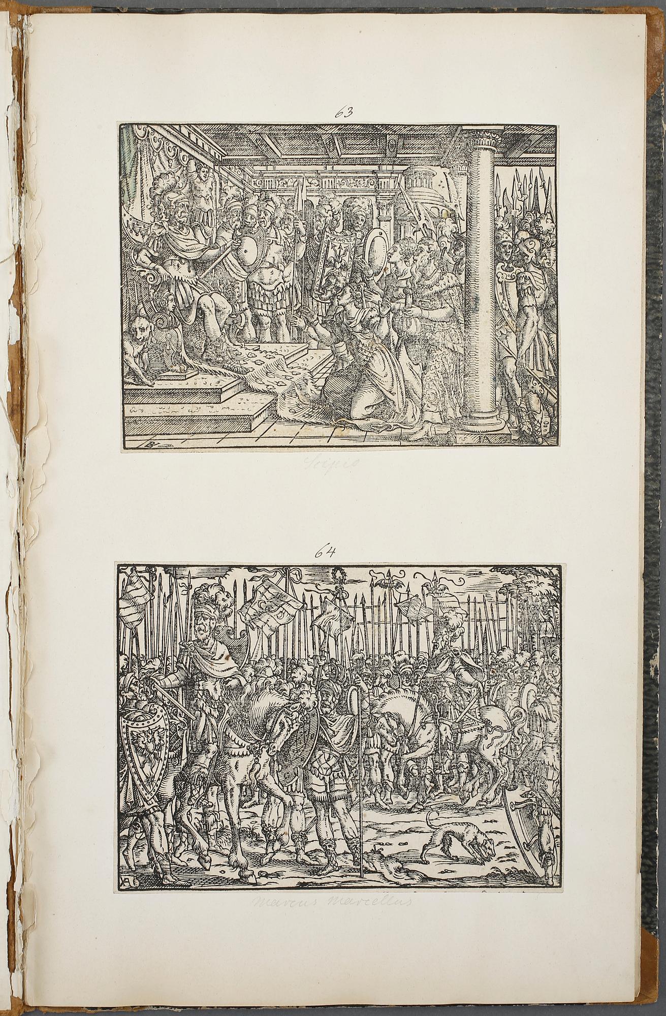 INBUNDEN SAMLING TRÄSNITT, efter Jost Amman, Frankfurt am Main, Tyskland, 1573.