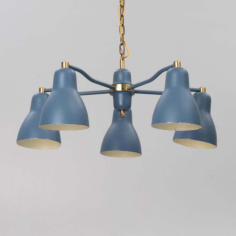 A Swedish Modern ceiling lamp, 1950's.