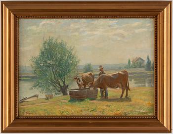 Carl Trägårdh, oil on canvas, signed.