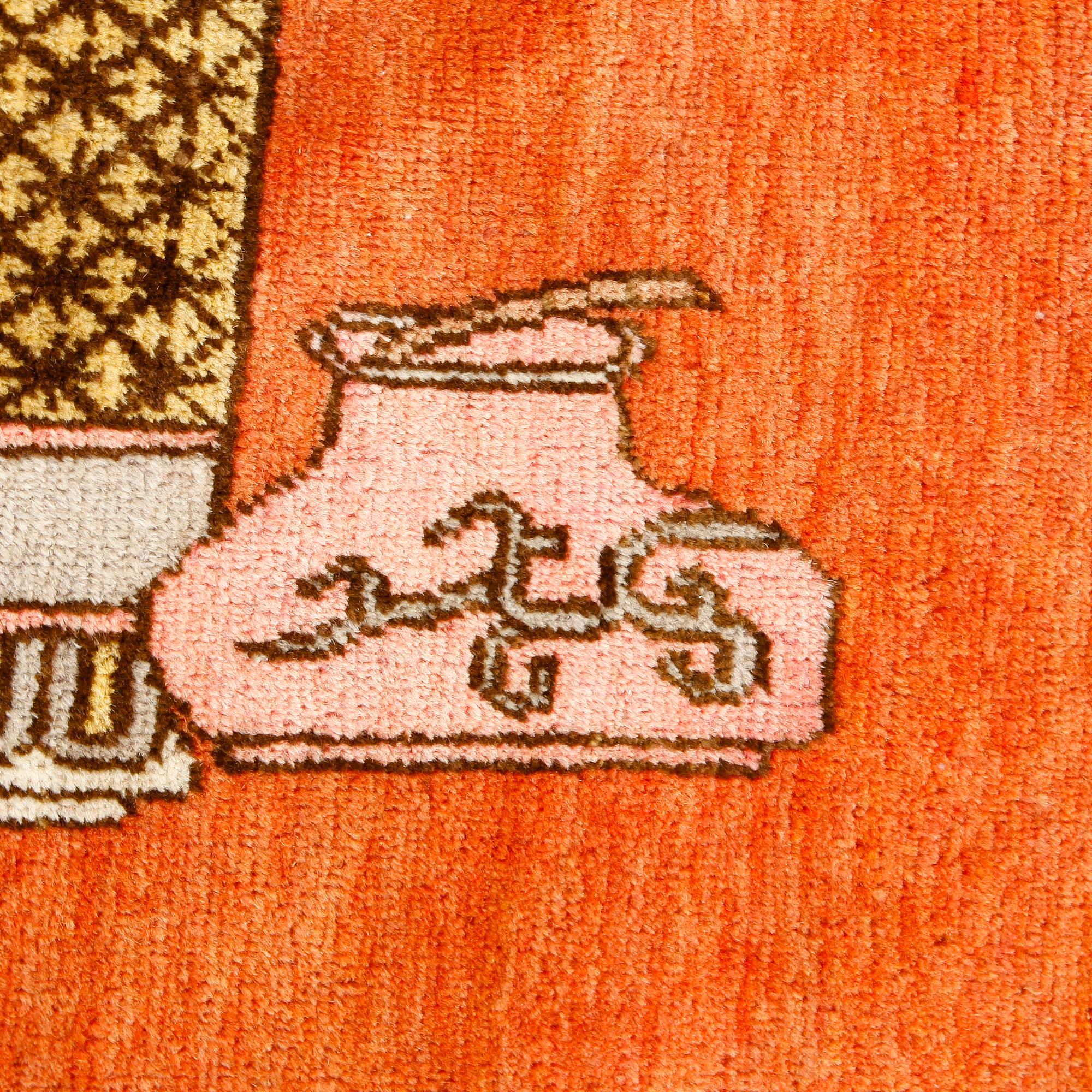 MATTA, Semiantik Östturkestansk, Khotan, ca 218x140 cm.