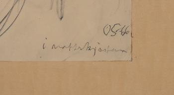 Olle Skagerfors, "In the Nightgown" (Self-Portrait).