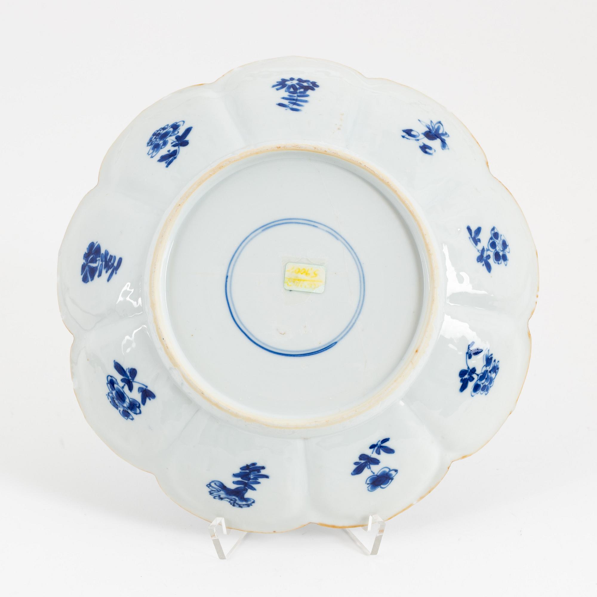 Fat, kompaniporslin. Kina, Qingdynastin, Kangxi (1662-1722).