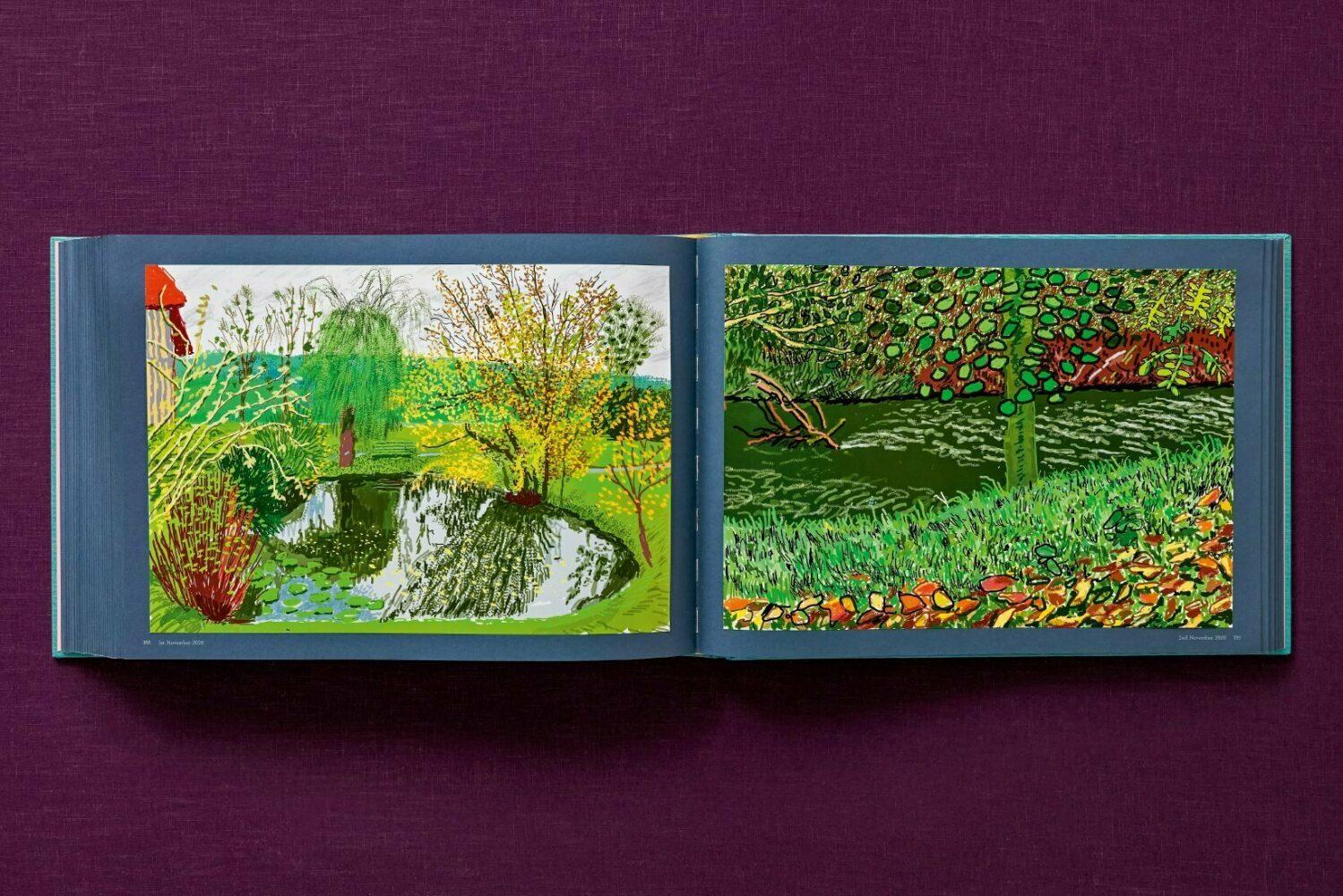 David Hockney, book "220 for 2020" - A Year in Normandy with David Hockney.