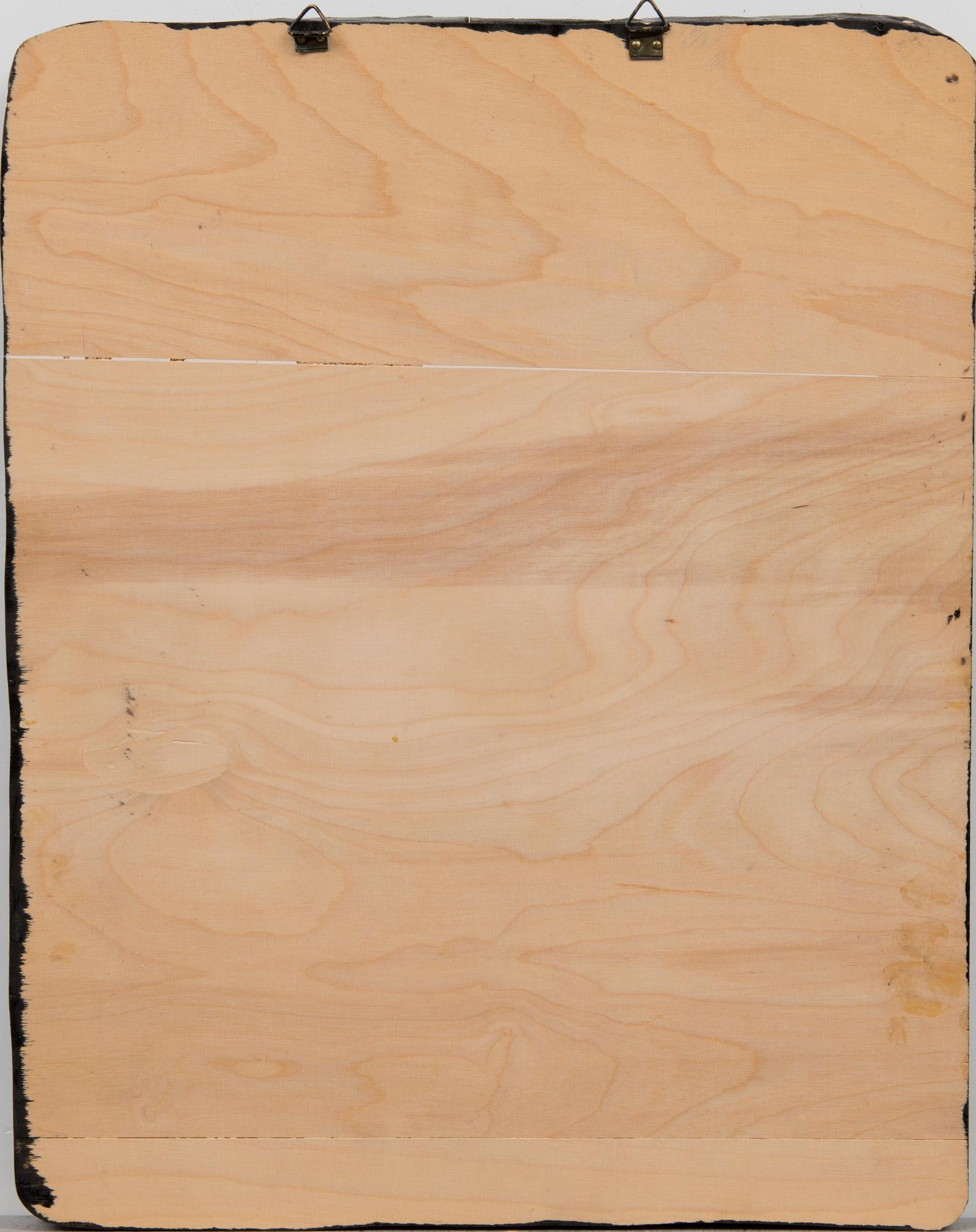 DORRIT VON FIEANDT, reliefi, keramiikkaa, signeerattu DF.