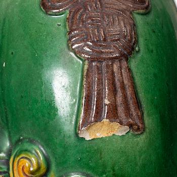 Fohundar, ett par, porslin, Kina, 1900-talets andra hälft.