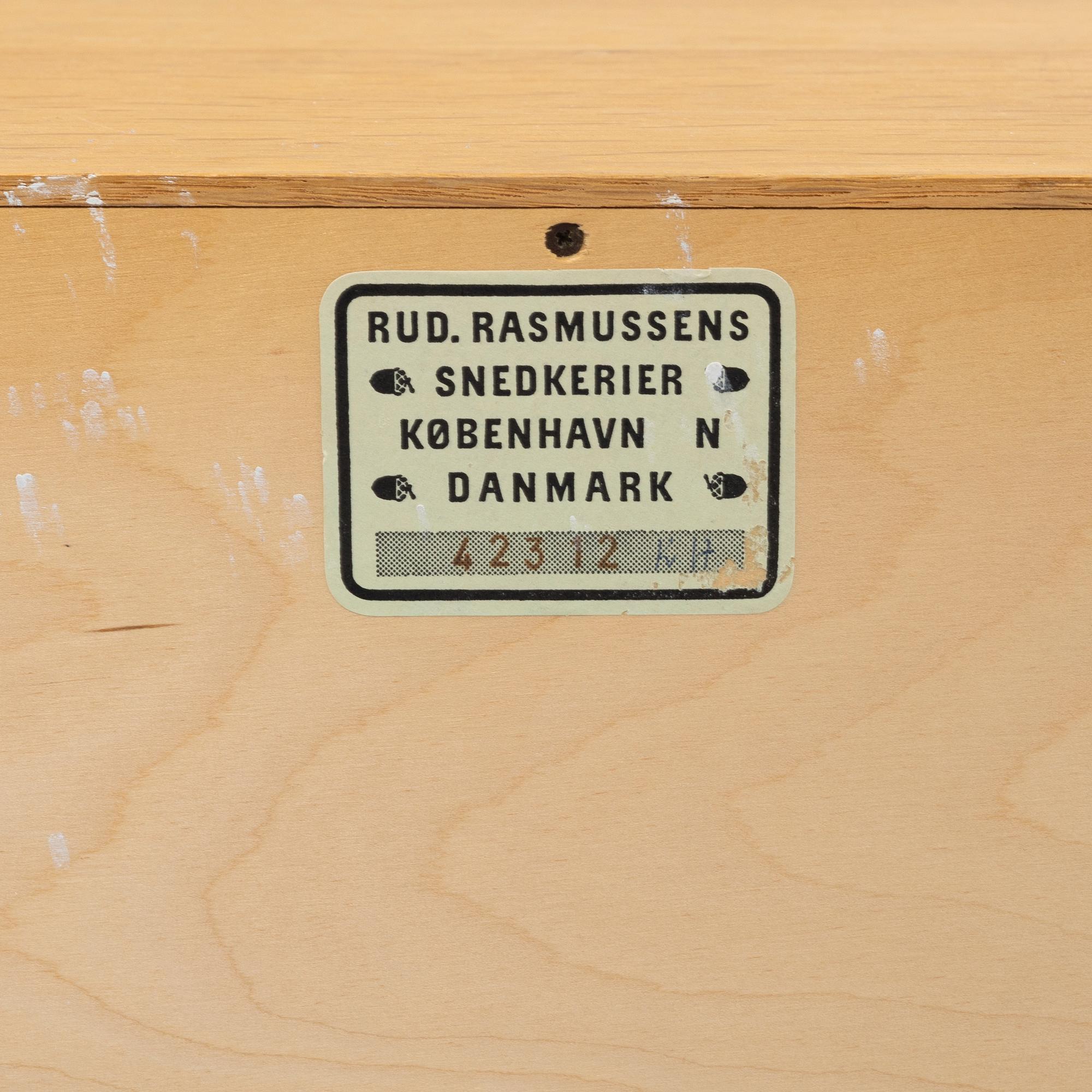 Mogens Koch, bokhylla, Rud Rasmussen, Danmark, 1960-tal.