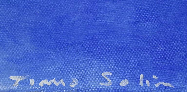 TIMO SOLIN, Olja på duk. Sign Timo Solin.