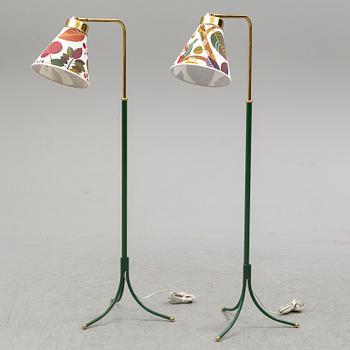 JOSEF FRANK, a pair of model 1842 floor lights, Firma Svenskt Tenn.