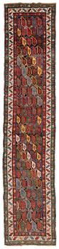 364. A Kazak runner, southern Caucasus, c. 530 x 110 cm.