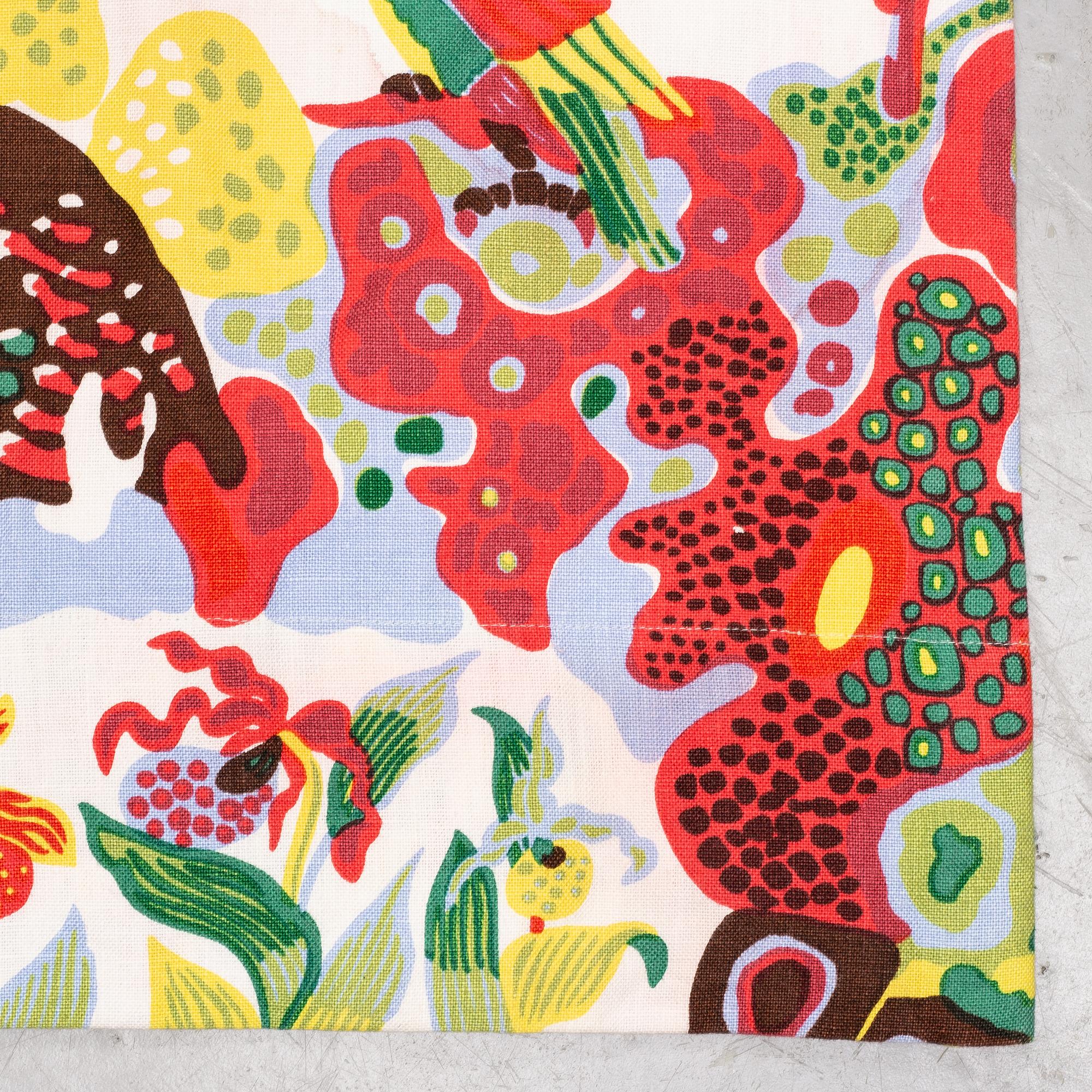 Josef Frank, gardiner, ett par, "Himalaya", Svenskt Tenn, tyg formgivet 1950.