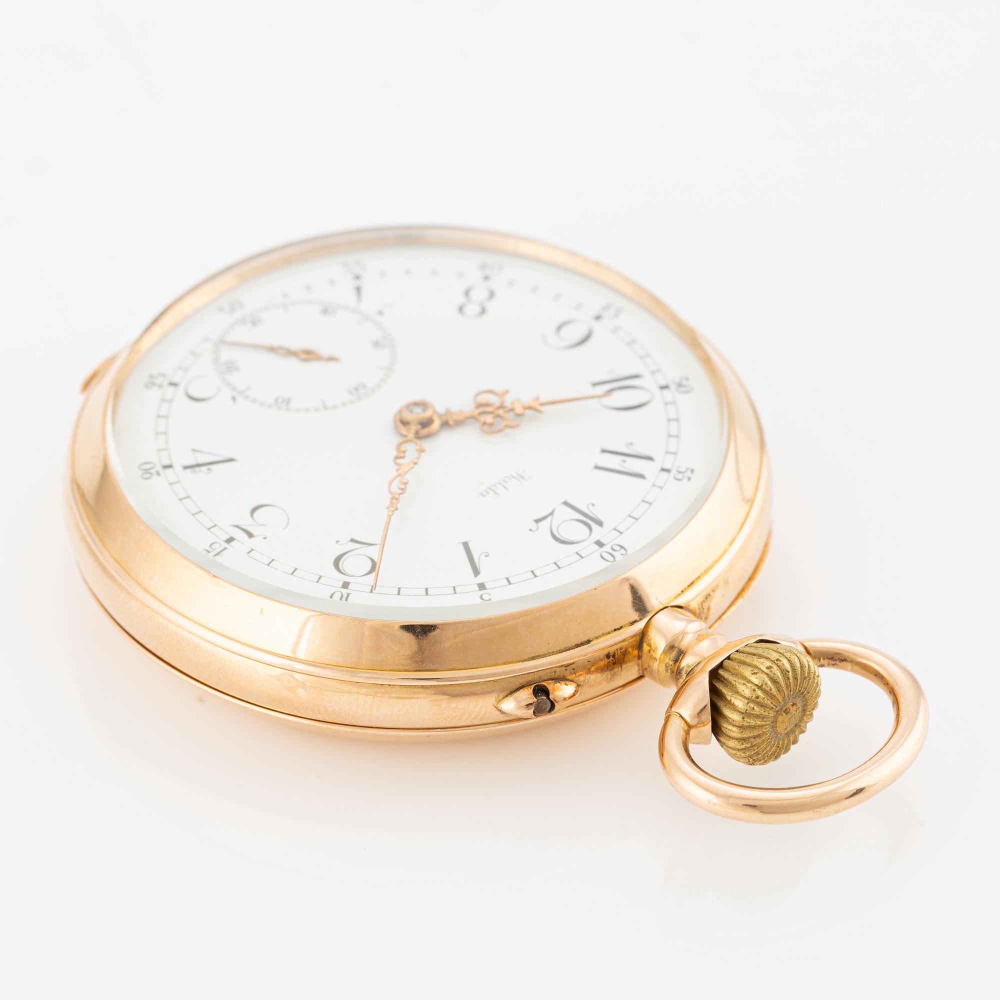 Halda, pocket watch, 49.5 mm.