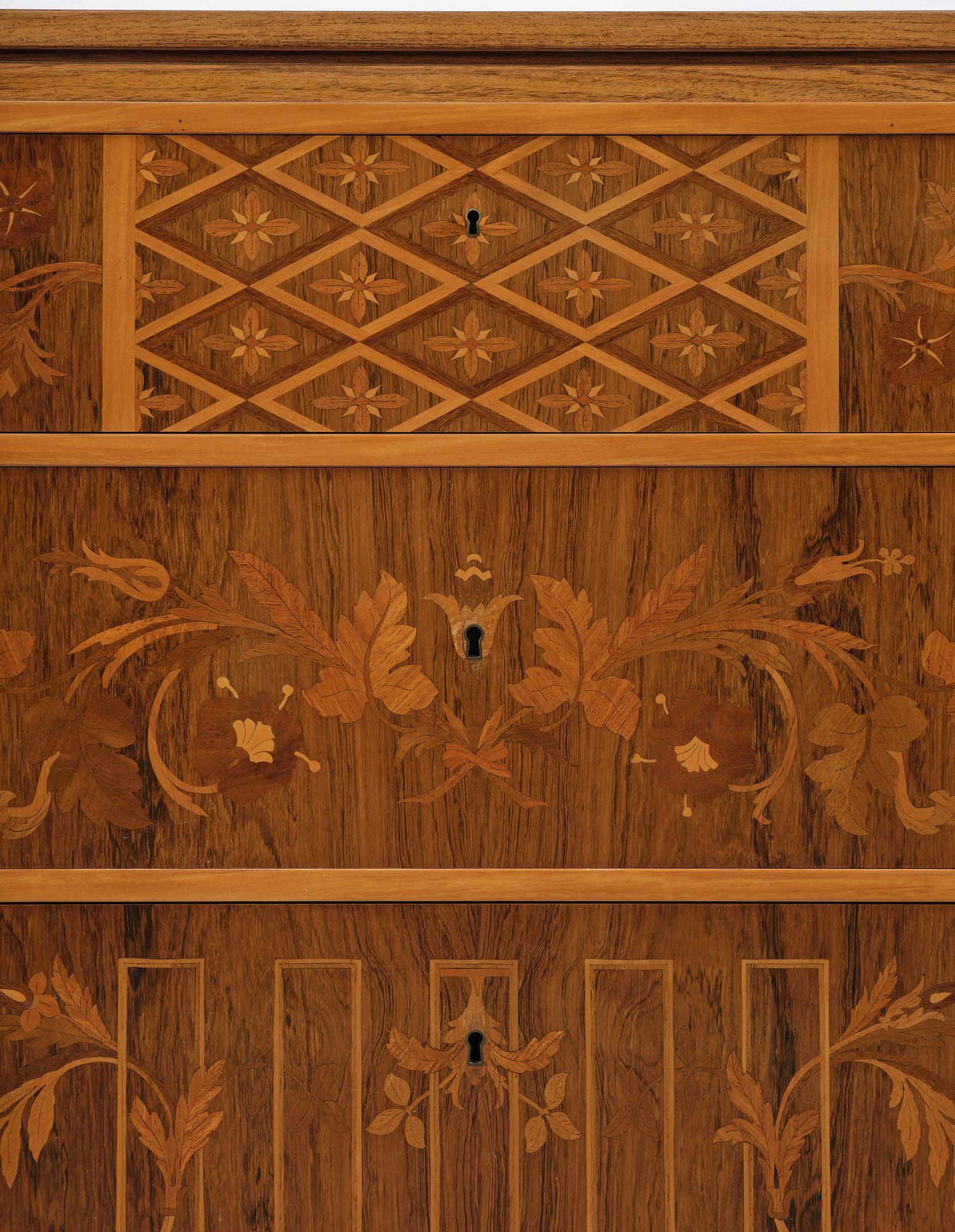 Carl Malmsten, byrå, utförd av snickarmästare Albin Johansson, Stockholm, 1943.