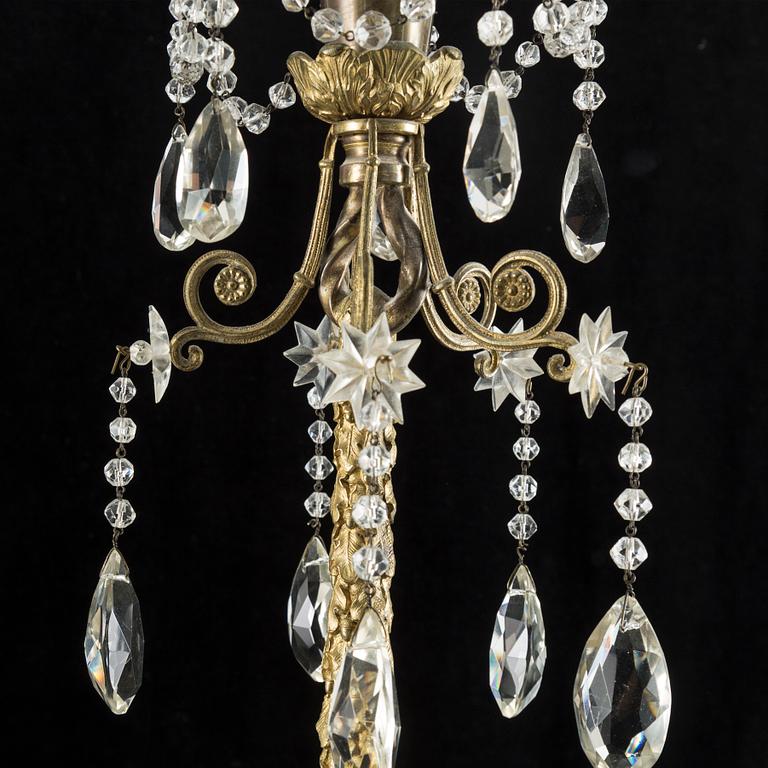 A Louis VXI style chandelier from around year 1900.