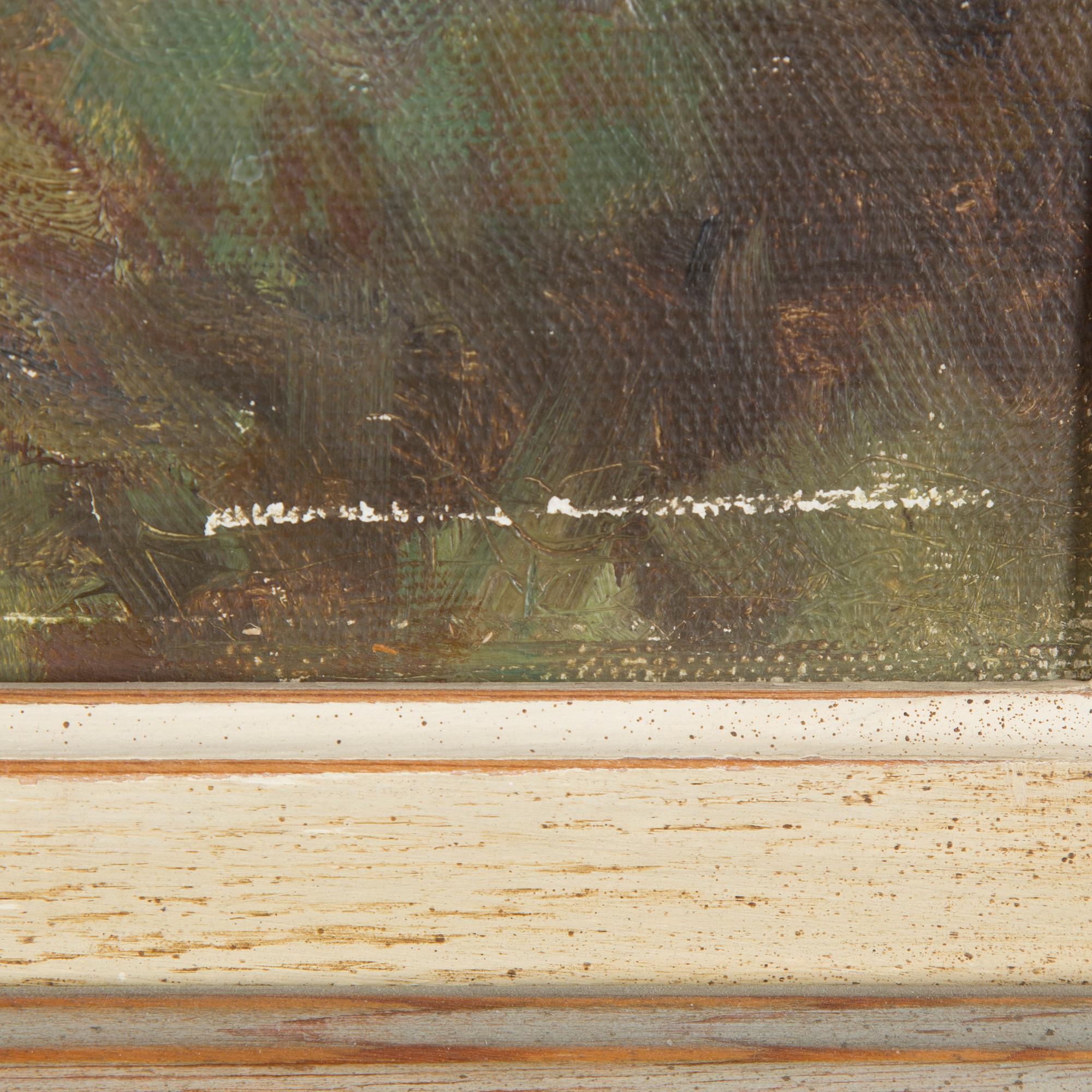 AXEL BORG, oil on canvas, signed.