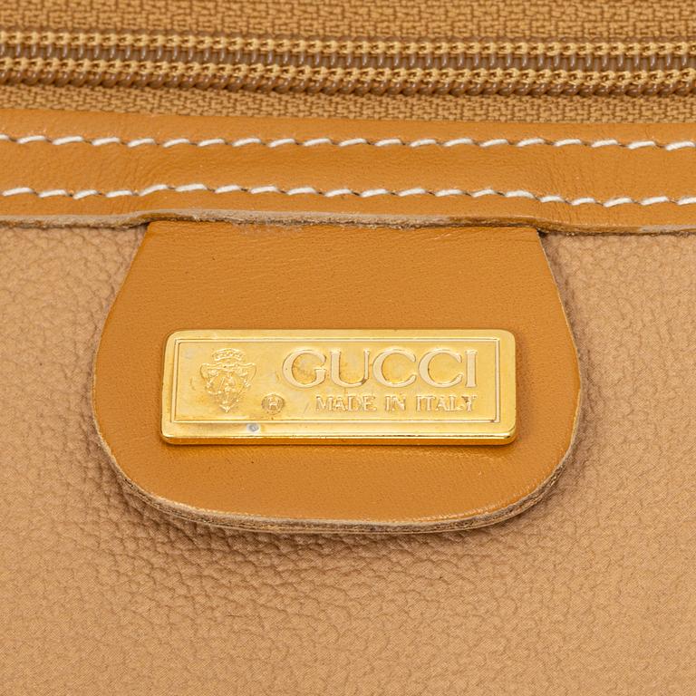 Gucci, travel suitcase, vintage.