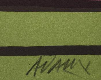 VALERIO ADAMI, färgserigrafi, signerad och numrerad VI.XX e.a.