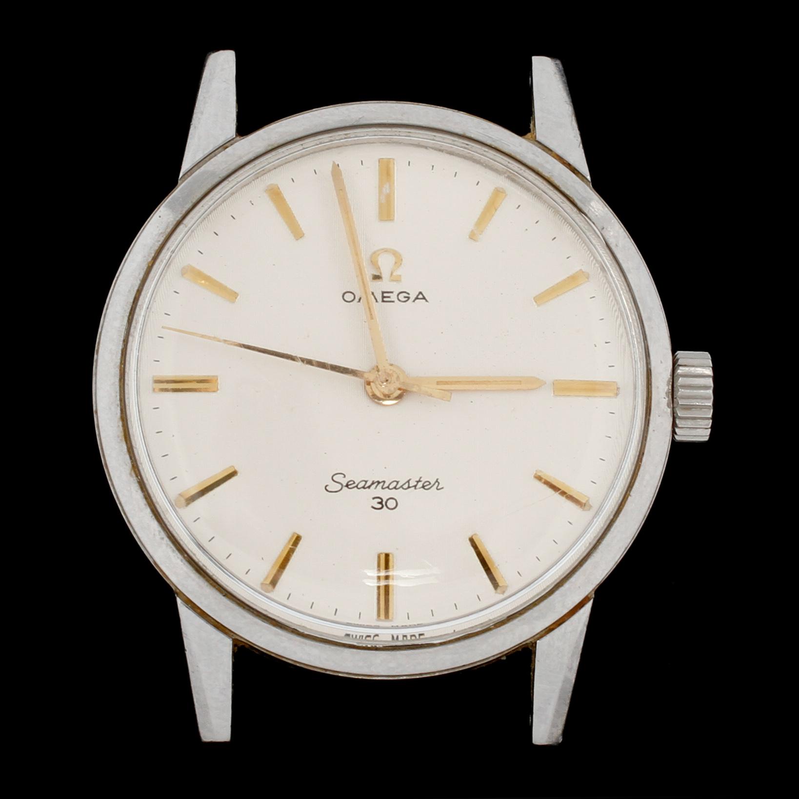 ARMBANDSUR, stål, Omega Seamaster, omkring 1900-talets mitt.