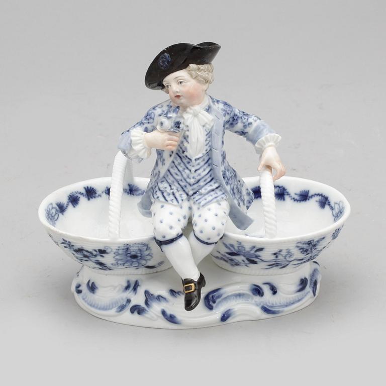 FIGURIN, porslin, Meissen, 1900-talets början.