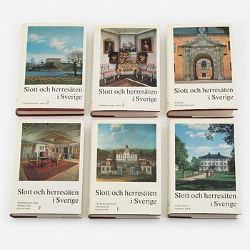 Bokverk,  "Svenska Slott och Herresäten", 18 volymer, Allhems Förlag, Malmö, 1966-71.