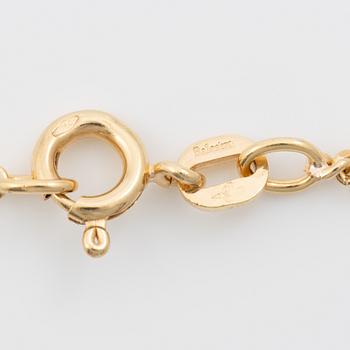 18K gold chain, Balestra.