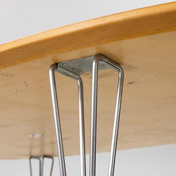 Bruno Mathsson & Piet Hein, dining table, "Superellipse", Mathsson International.