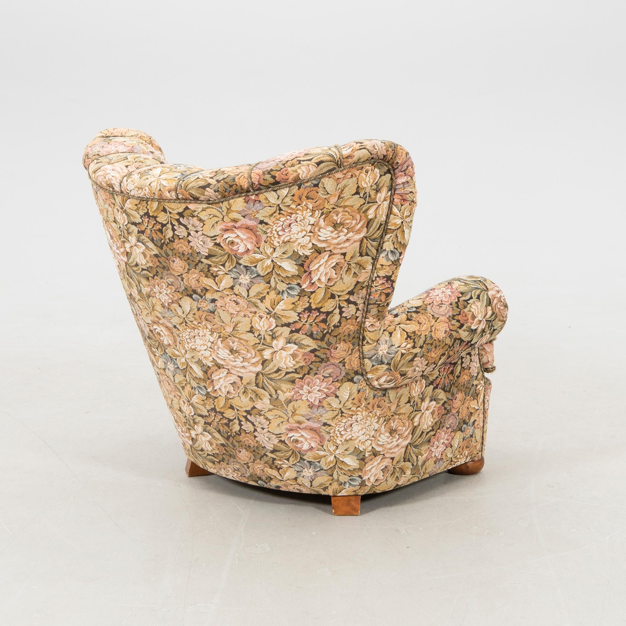 Armchair Swedish Modern 1940s.