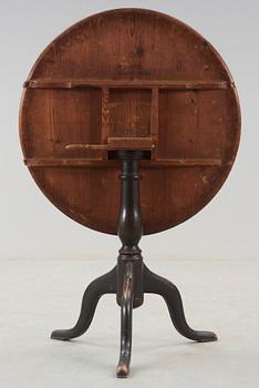 A Swedish 18th century tilt-top table by J Sjölin, master 1767.