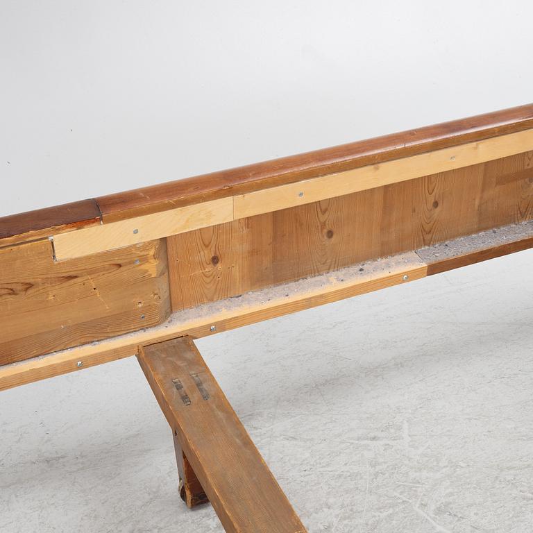 A late Empire bed, mid-19th century.