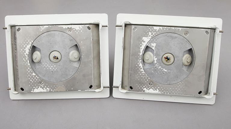 VÄGGLAMPOR, 2 st, Alfred Homann, Louis Poulsen, 1900-talets senare del.