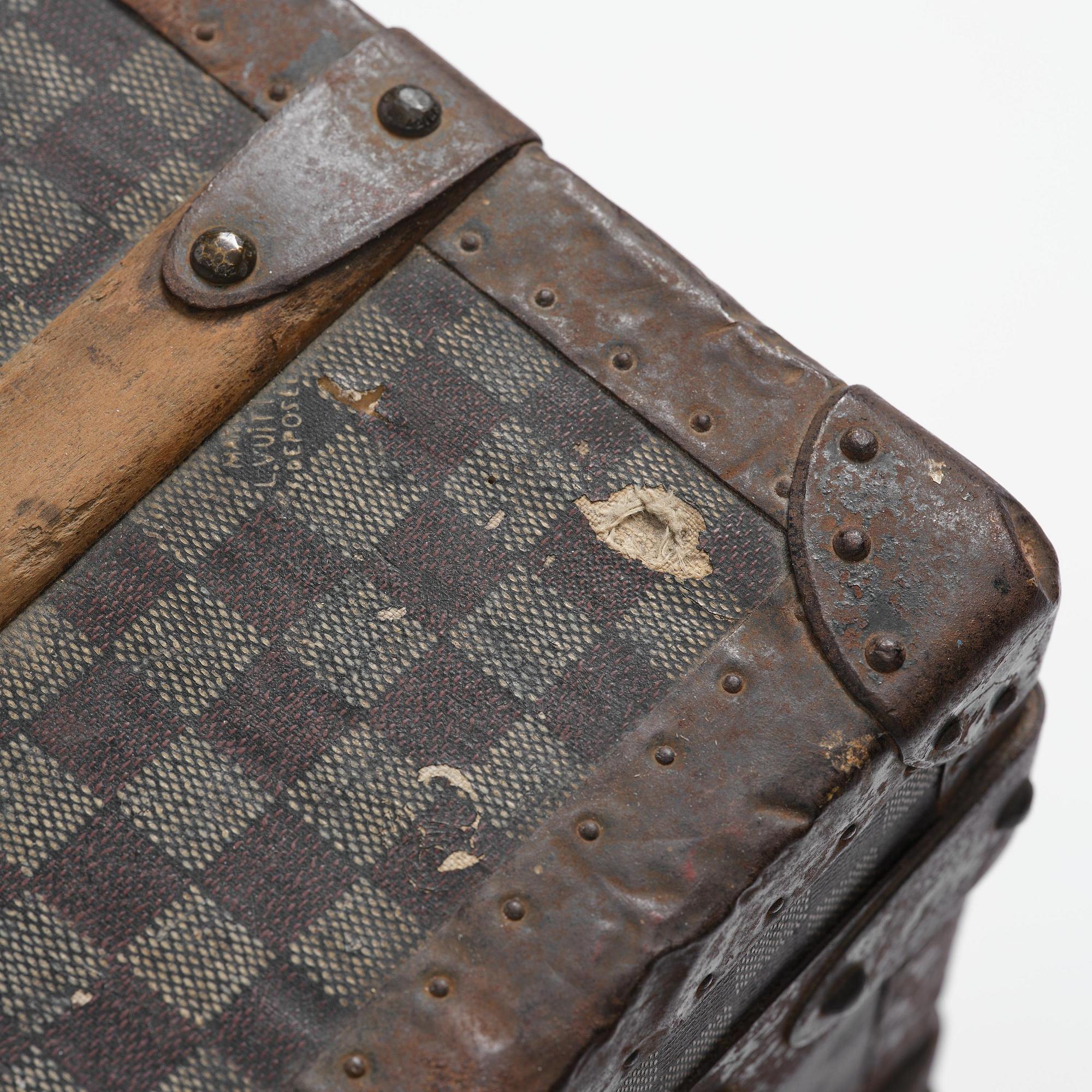 Louis Vuitton suitcase, late 19th century.