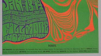 Wes Wilson, concert posters, a pair, San Francisco, 1966.