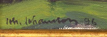 JOHAN JOHANSON, oil on canvas, signed and dated -26,.