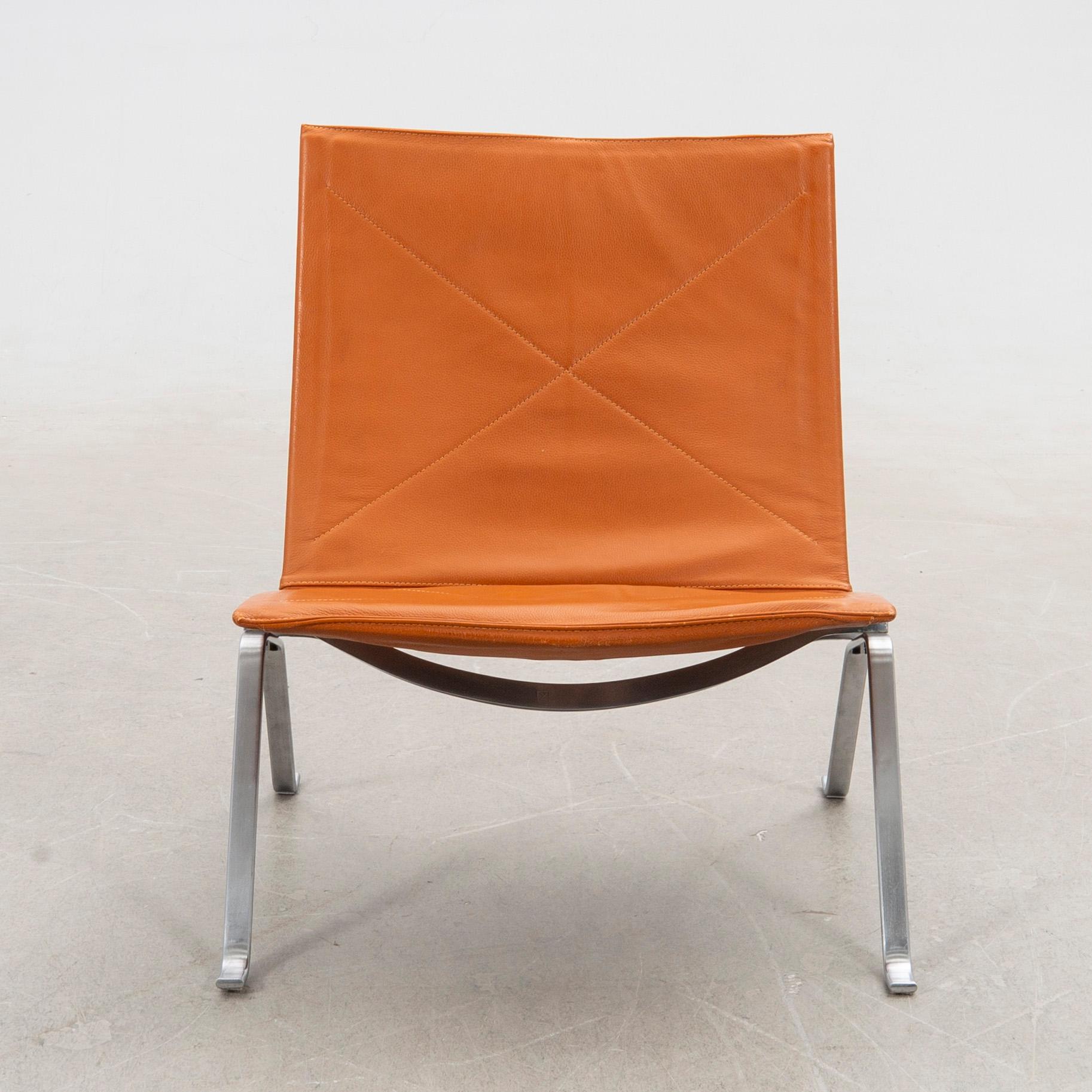 Poul Kjaerholm, fåtölj, ”PK22”, E. Kold Christensen, Danmark.