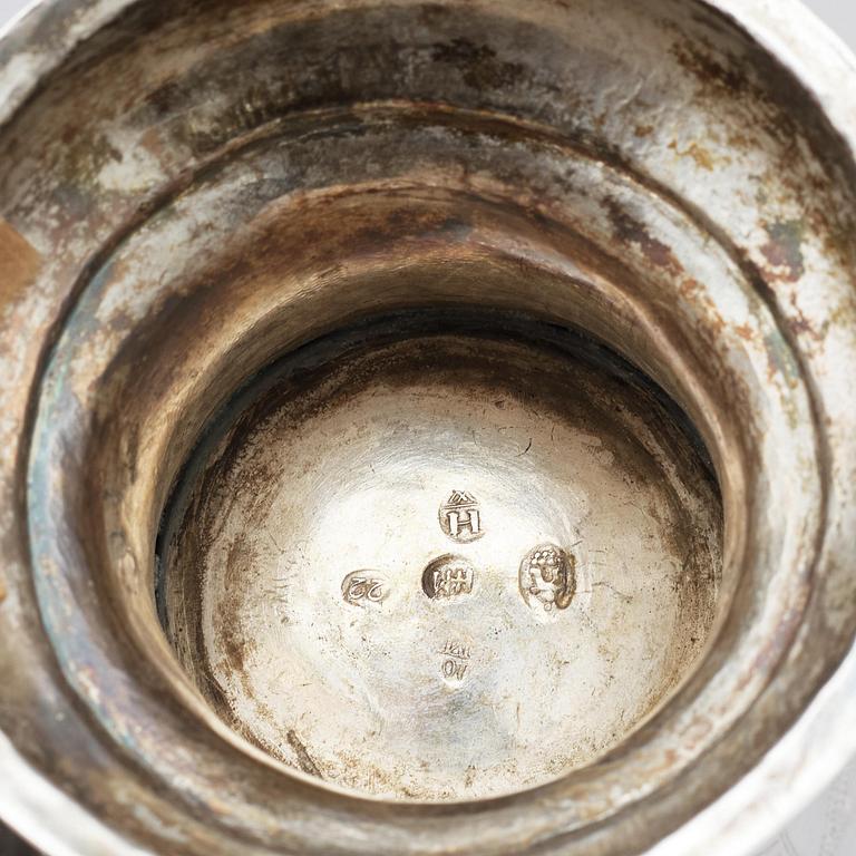 Skrammelbägare, silver, Norge oidentifierad mästare HM, Bergen 1822.