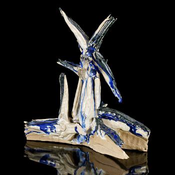 HERTA HILLFON, skulptur,  stengods, sign o dat 1962.