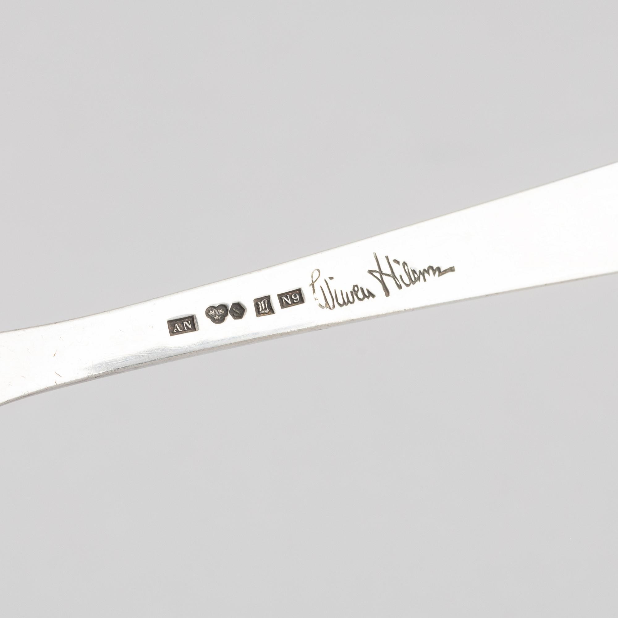 Wiwen Nilsson, serving spoon, silver, Lund 1963.