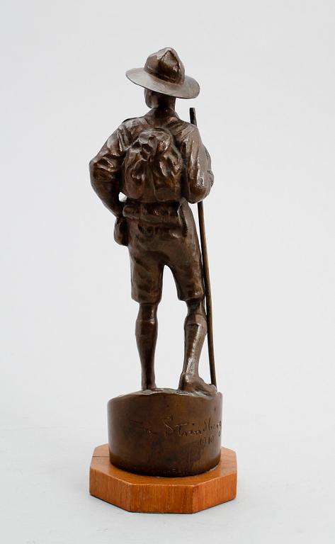 TORE STRINDBERG, skulptur, brons, signerad och daterad 1910.