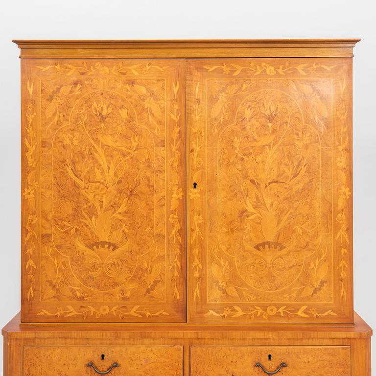 A possibly Mjölby intrasia cabinet 1940/50s.