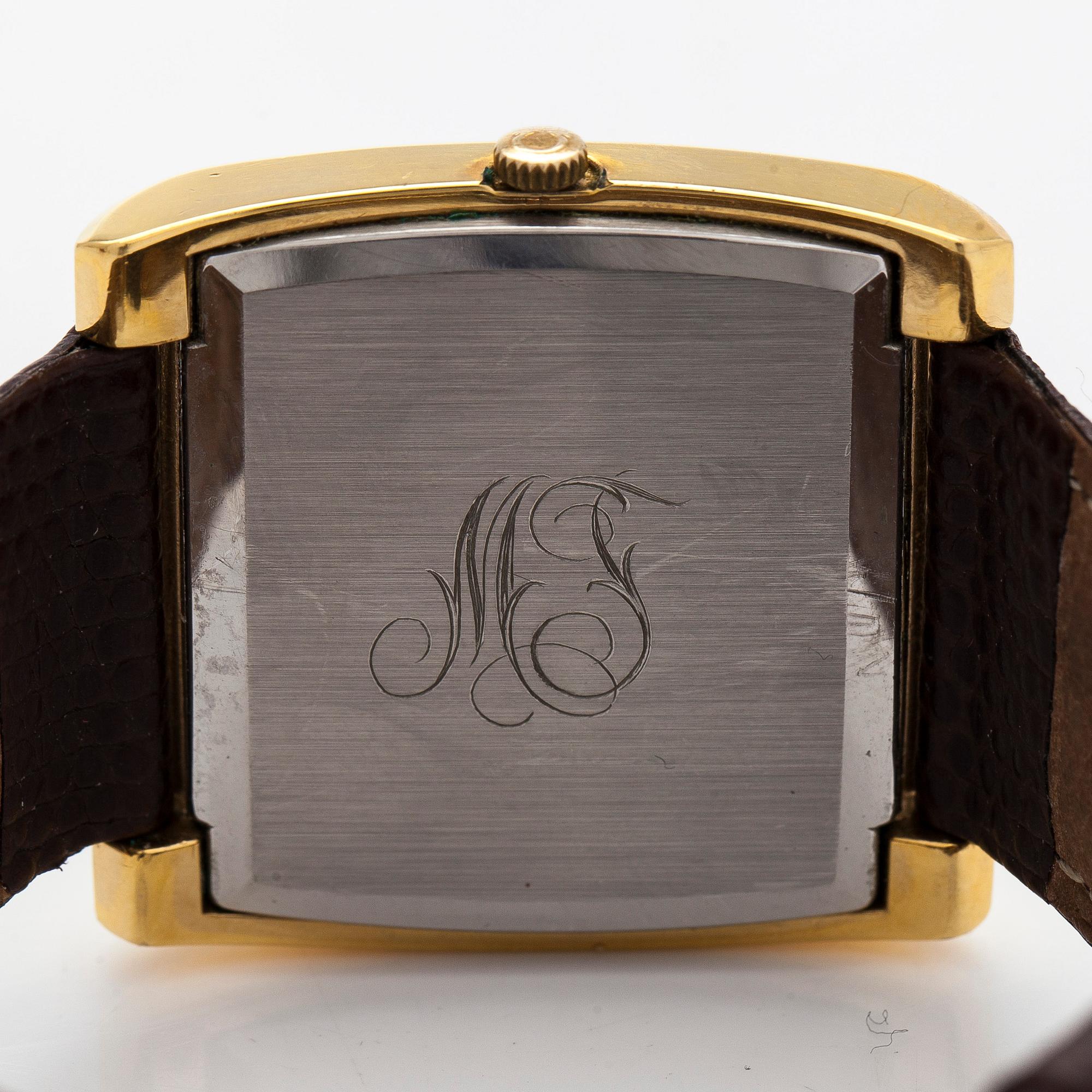 Omega, Genève, rannekello, 34 x 30 (36) mm.
