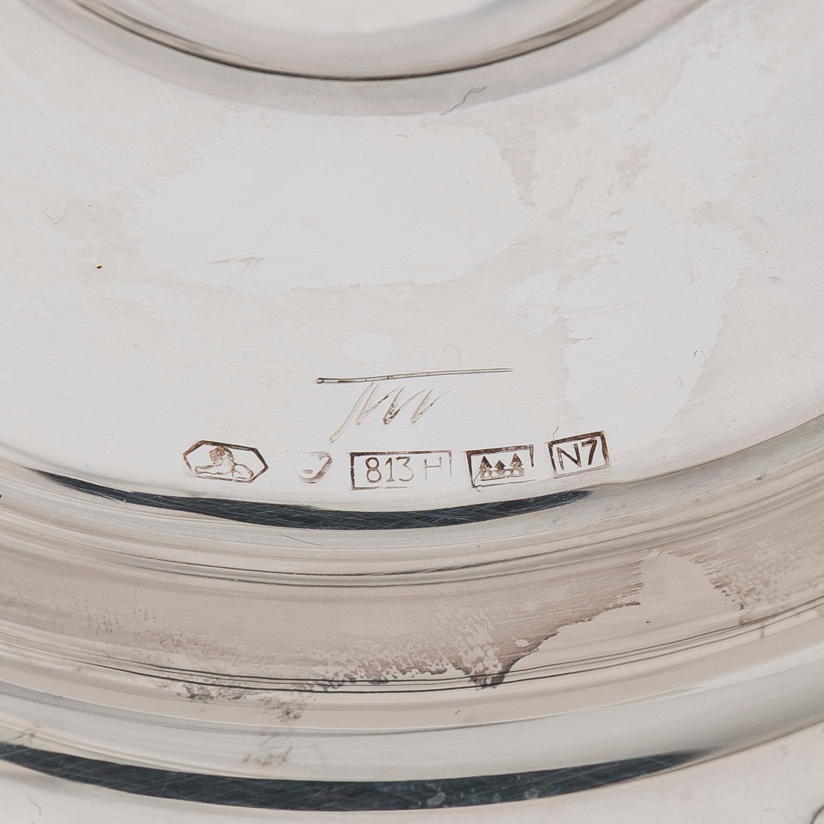 Tapio Wirkkala, skålar, 3 st, silver. Kultakeskus, Tavastehus och Hopeatehdas, Helsingfors, 1956-66.