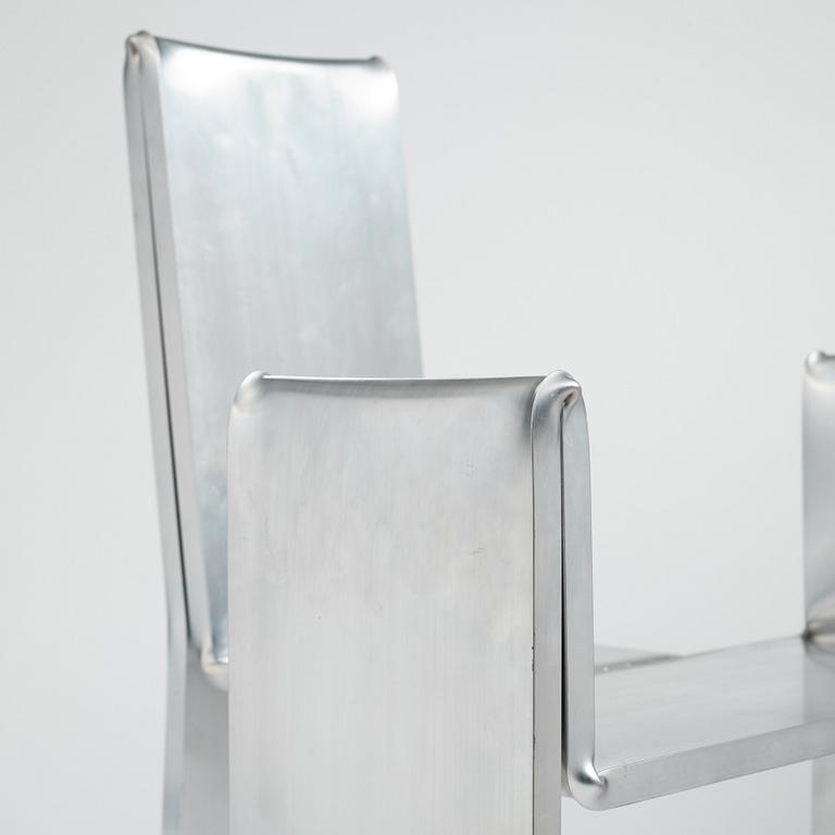 David Taylor, a unique "Aluminium Chair", own studio, Sweden 2021.