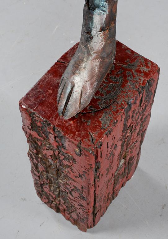 KJELL LANDFORS, blandteknik, "Idol", signerad och daterad 1987.