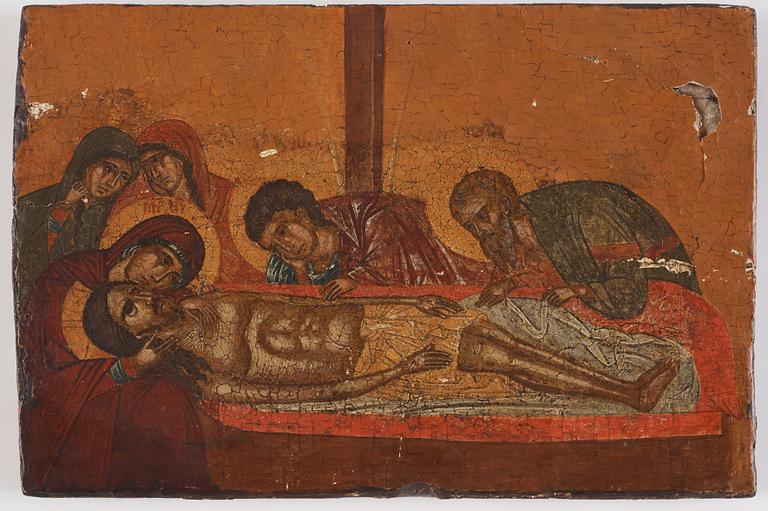 Icon of the Taking Down From the Cross, Greec.