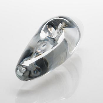 Timo Sarpaneva, lasiveistos, "Orkidea", signeerattu Timo Sarpaneva Iittala -58. Malli muotoiltu 1954.