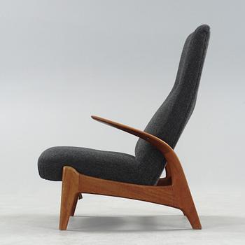 A Rastad & Relling teak 'Rock 'n rest', lounge chair, Arnestad Bruk, Norway 1950's.