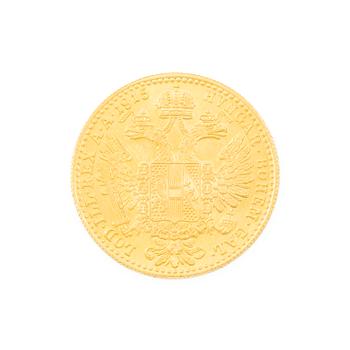 Guldmynt, Österrike-Ungern, 1 Ducat, 1915.