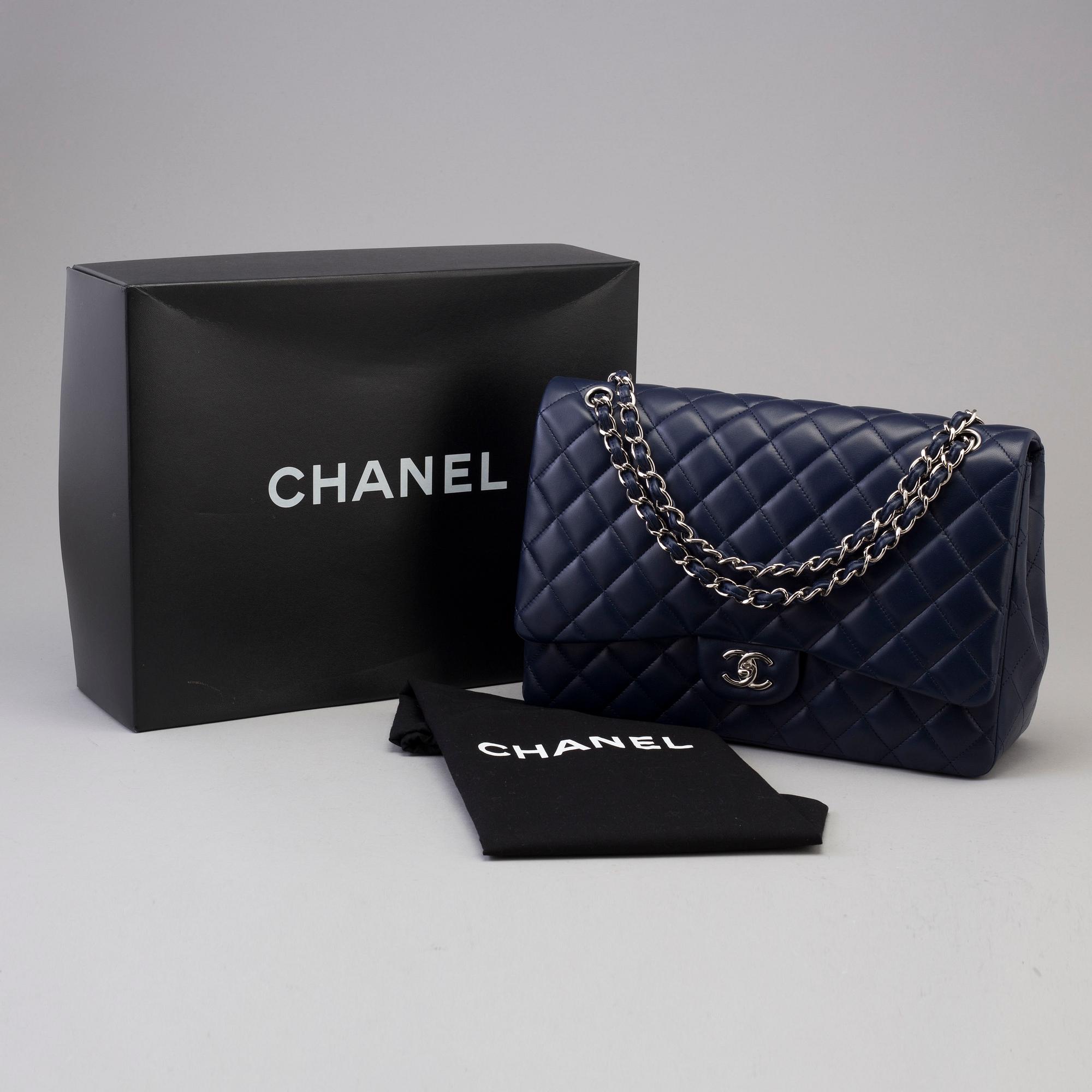 VÄSKA, "Jumbo Single Flap Bag", Chanel, 2009-2010.