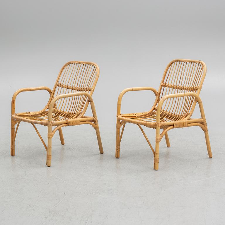 Armchairs, a pair, second half of the 20th Century.